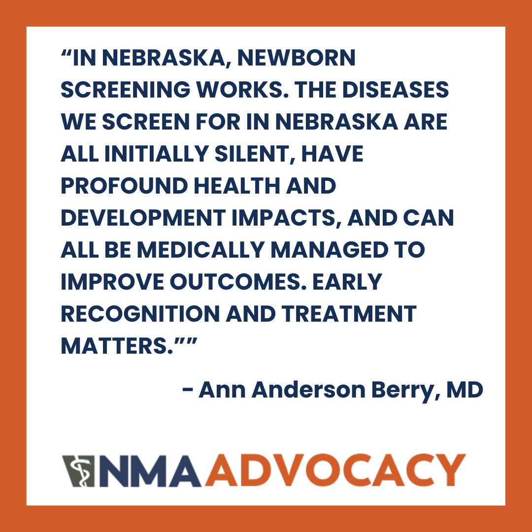 Nebr Medical Assoc (@nebmedassn) on Twitter photo NMA is protecting newborn screening in Nebraska. Dr. Ann Anderson Berry <a href="/aandersonberry/">Ann Anderson Berry, MD, PhD</a> testified on behalf of NMA in opposition to LB310 today. #NMAAdvocacy NMA is protecting newborn screening in Nebraska. Dr. Ann Anderson Berry <a href="/aandersonberry/">Ann Anderson Berry, MD, PhD</a> testified on behalf of NMA in opposition to LB310 today. #NMAAdvocacy