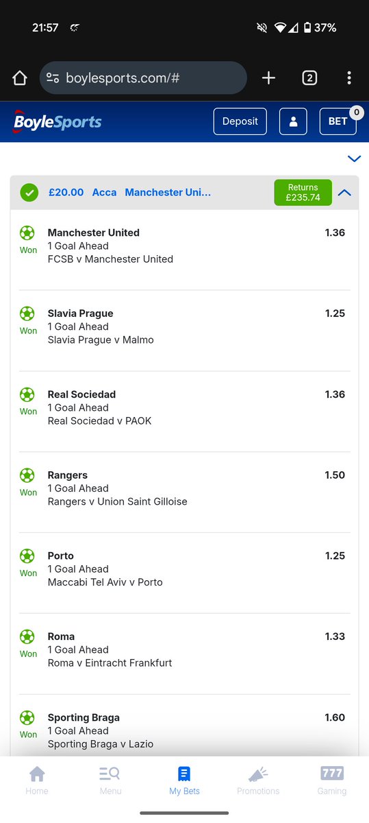 Cheers <a href="/SmartAccaTips/">SmartAccaTips</a> ⚽