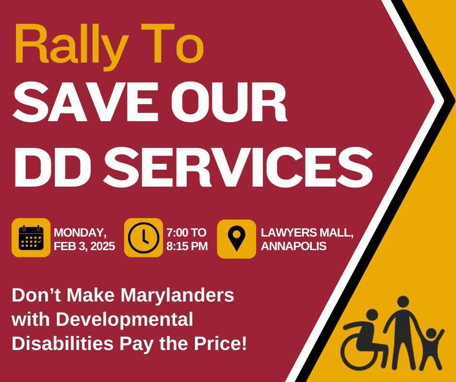 grmsnyder's tweet image. 🚨 Marylanders with disabilities face an unprecedented threat to DD supports due to historic funding cuts for community providers. These proposed budget cuts could devastate essential services that countless families rely on. #SaveOurDDServices
