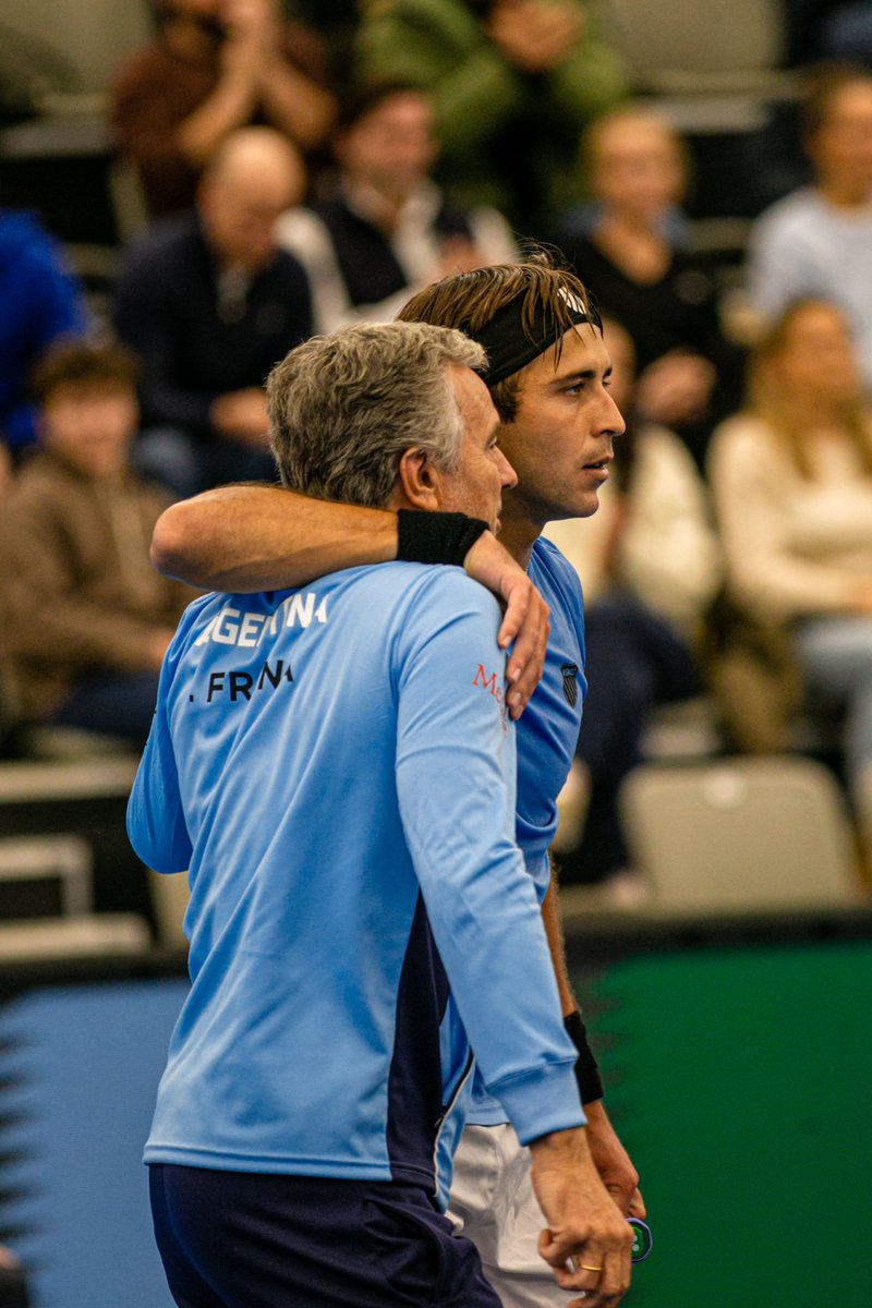 🥵Así se ve un hombre después de jugar casi 4hs y llevar el primer punto de la serie a su país 🇦🇷