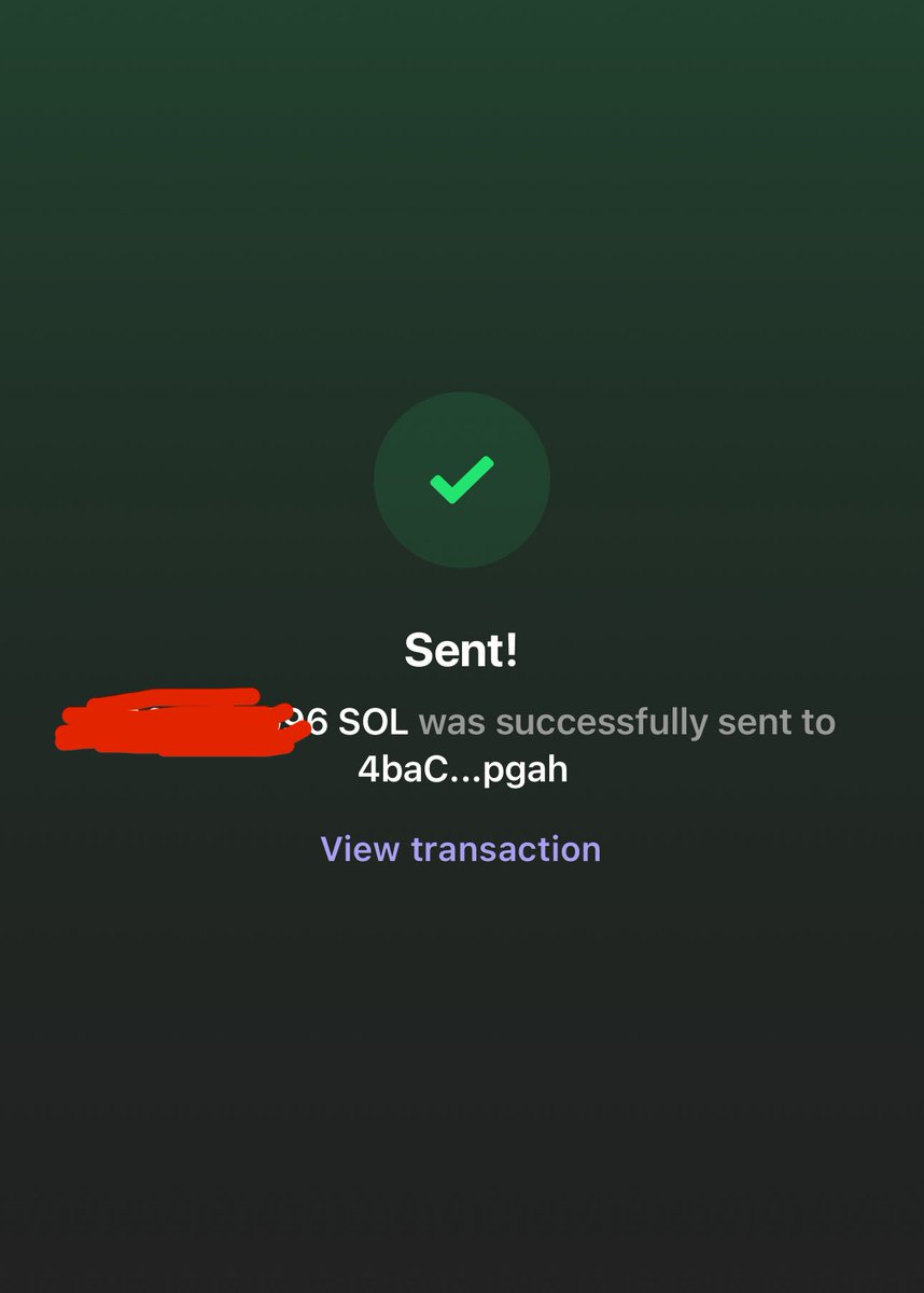 Alright, sent you some SOL. Who’s next?