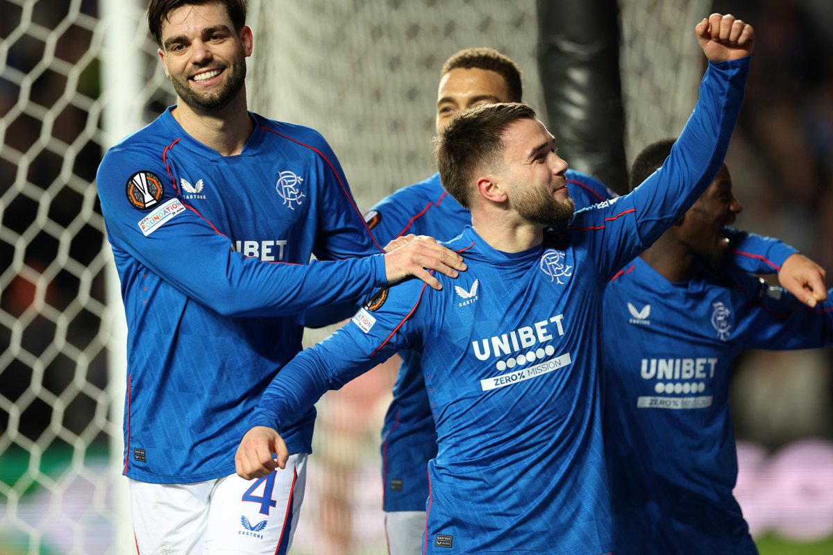 Rangers Football Club (@rangersfc) on Twitter photo ☑️ Confirmed. Top 8 in the <a href="/EuropaLeague/">UEFA Europa League</a> League Phase.
👊 We'll see you back at Ibrox in the Round of 16.
#UEL ☑️ Confirmed. Top 8 in the <a href="/EuropaLeague/">UEFA Europa League</a> League Phase.
👊 We'll see you back at Ibrox in the Round of 16.
#UEL