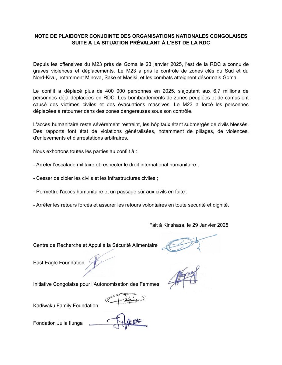 eefint's tweet photo. Aidez-nous à faire passer le message en partageant notre lettre de plaidoyer commune pour atteindre un public plus large.

#goma #war #DRC #Congo https://t.co/07pHLW7IOL