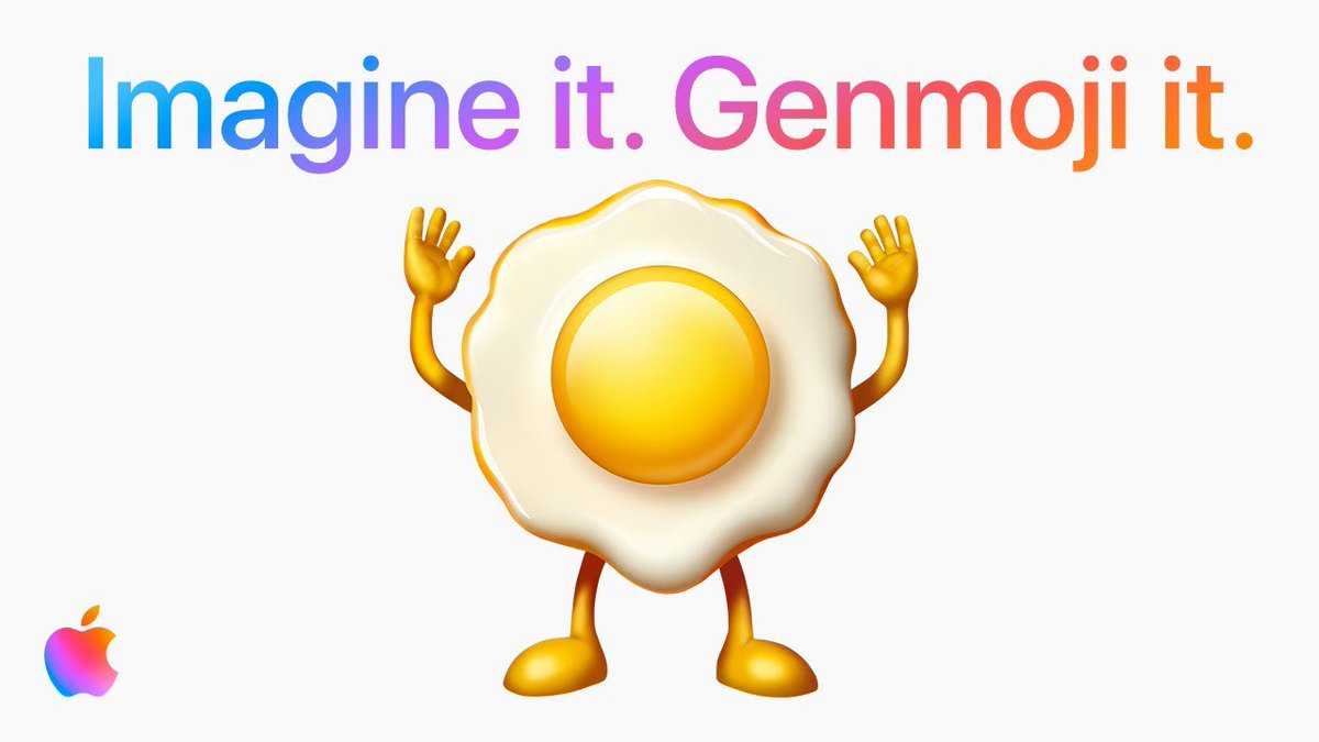 TrungTPhan's tweet photo. Apple acquired Siri in 2011 and then poached Google’s head of AI in 2018. Last year, it spent $30B on R&amp;D.

That long journey in AI and vast investment has hilariously led to his Genmoji egg person becoming the face of Apple Intelligence. https://t.co/E24V7j8v0h