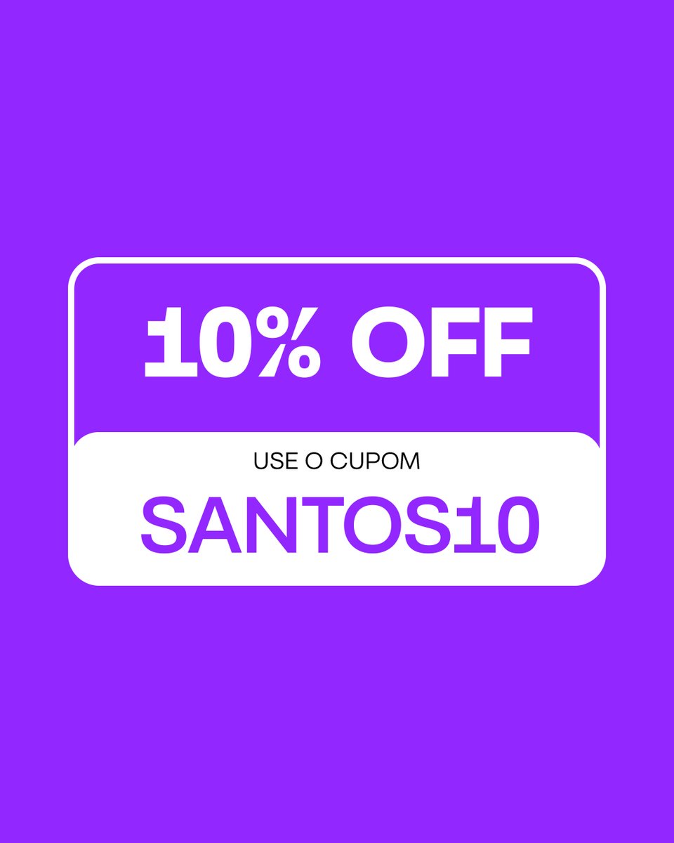 ClickBusBR's tweet image. se deu saudade e você também quer voltar pra Santos, já sabe: vai de ClickBus! 🚌💜 Use o cupom SANTOS10 e garanta 10% de desconto no APP
 
*válido até 03/02 ou enquanto durar o estoque