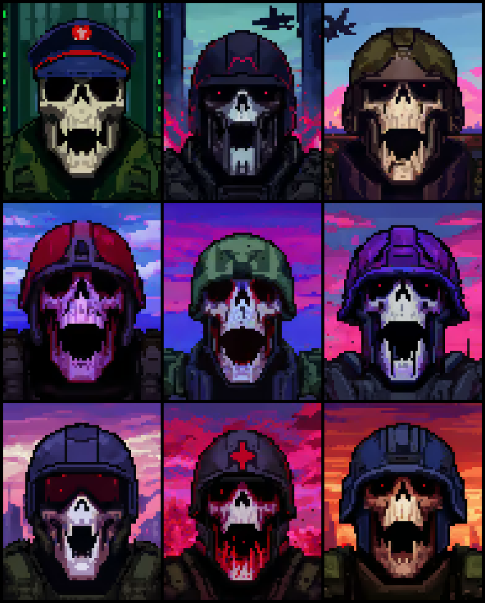 sus_chee58882's tweet photo. The skullx army has the most battle tested soldiers out there 🫡

#skullxinfinite https://t.co/DeNs2vG4gE