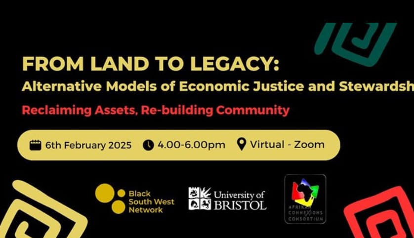 #Glocal Fri 31.1.25 on <a href="/Ujimaradio/">Ujima Radio</a> 12 noon 
With <a href="/SisJendayi/">Jendayi Serwah-Tagoe</a> &amp; team exploring the importance of access to land &amp; legacy building in our communities. We also here from a thriving initiative in the US <a href="/CooperationJXN/">Cooperation Jackson</a> and aspirations for #ZenzeleVillage in Bristol. 
Text 07960240198