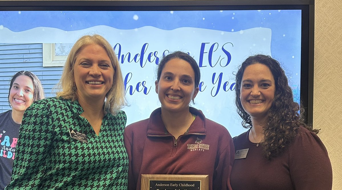Anderson EC 24-25 Teacher of the Year Reid Gantzer!!! <a href="/AndersonECstars/">Anderson Early Childhood School</a>