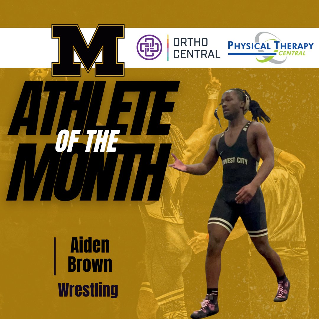 Ortho Central and PT Central Athlete of the Month Spotlight! We are thrilled to recognize Aiden Brown, Midwest City High School Wrestling, an amazing student-athlete who has shown exceptional dedication both on and off the mat. #AthleteOfTheMonth #Partners #mdpurpose