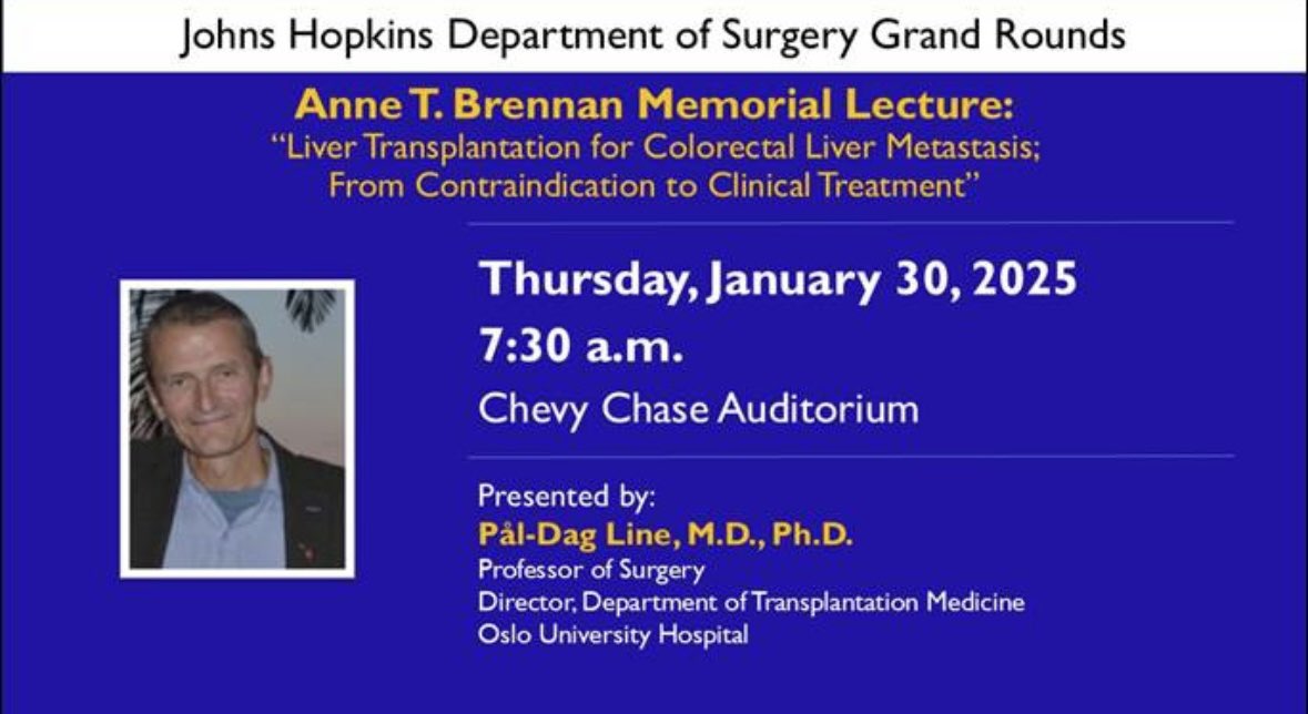 dgcoopz's tweet image. One of the most impressive grand rounds I’ve seen while at @hopkinssurgery . What amazing and groundbreaking research.
