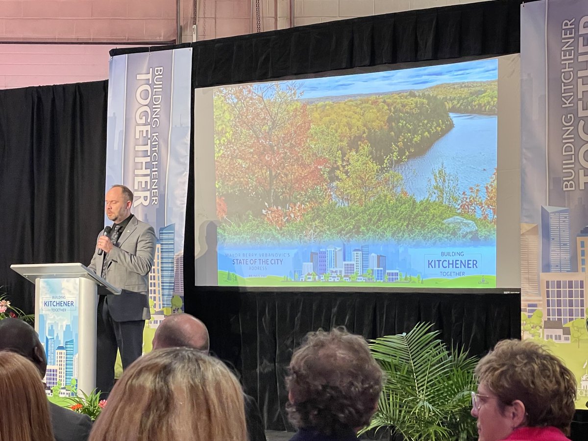 2025 State of the City of Kitchener Address starting now with CAO #danchapman with opening remarks #buildingkitchenertogether