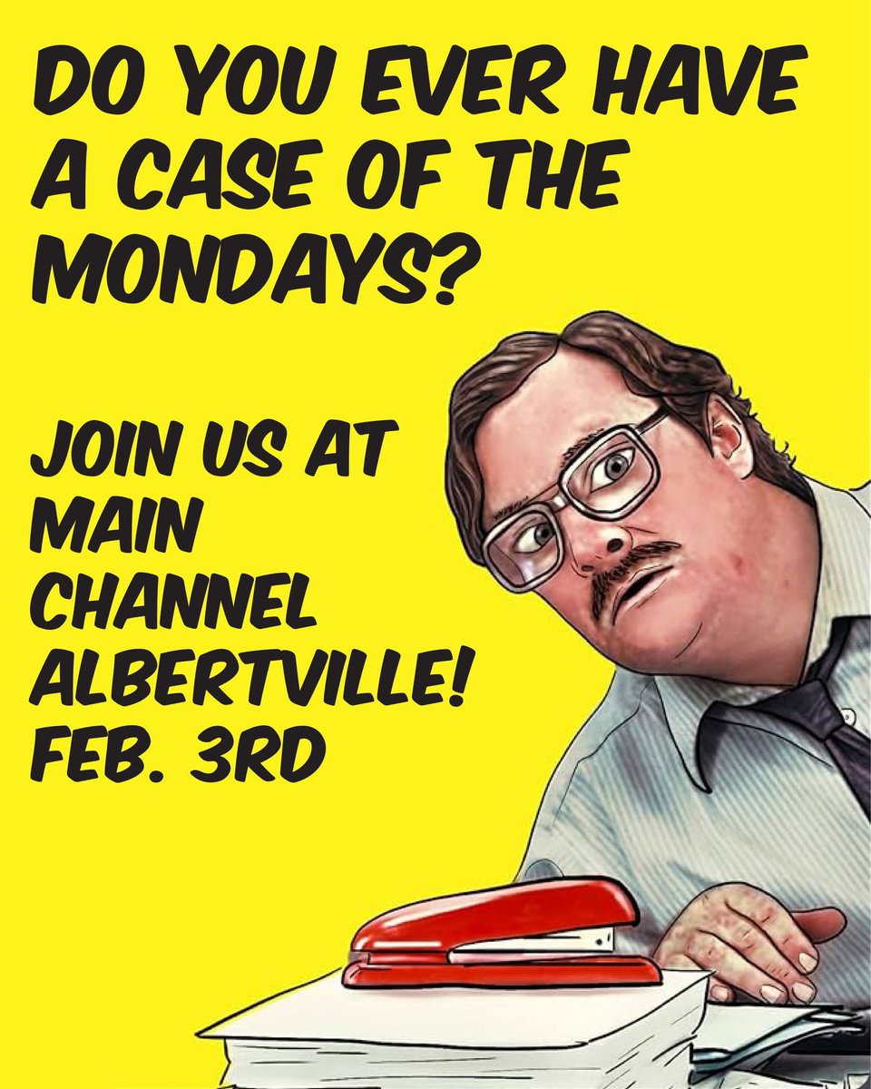 Shake off those Monday blues at Main Channel Brewery in Albertville! Come down this Monday, February 3rd, for our 'Case of the Mondays' gathering. It’s a fantastic opportunity to relax, enjoy some craft brews, and have a great time in a family-friendly environment.