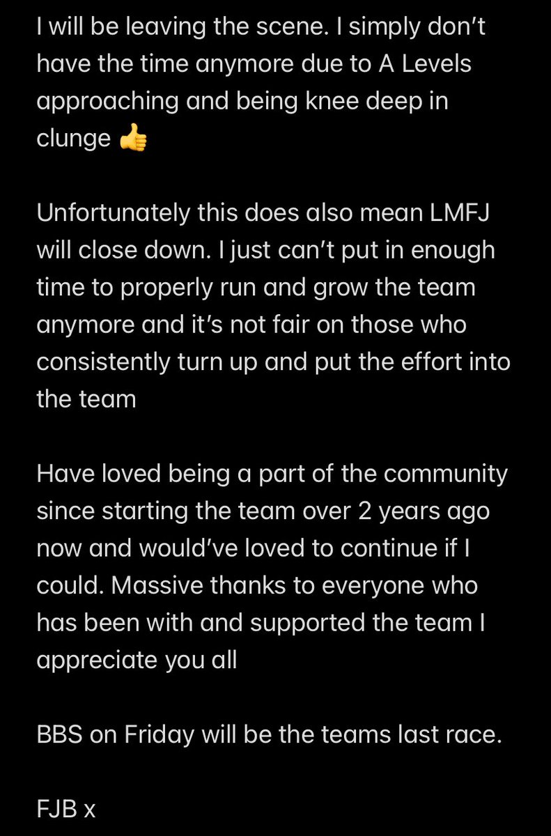 Hey lads quick announcement

Thanks x