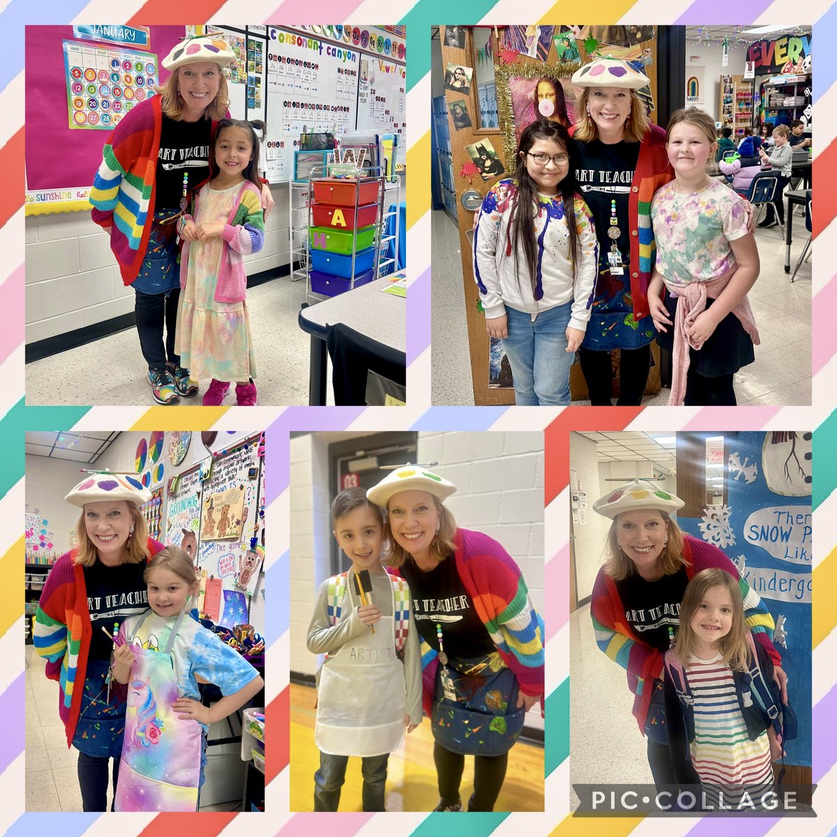 NolaKWilson's tweet photo. Cute little Art teachers for Career Day! 🎨🖌️🤗 https://t.co/gUIgw3bgEJ