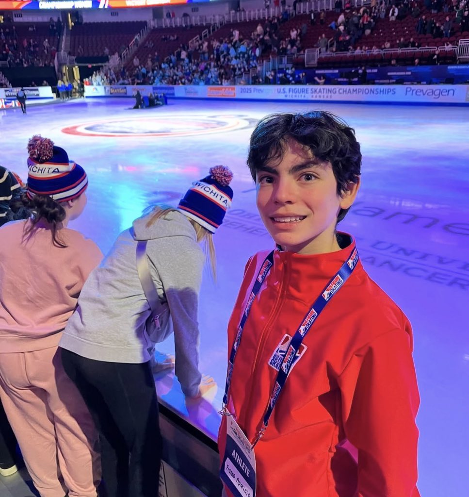 thtnonbb1's tweet photo. Franco Aparicio & his Father Luciano Aparicio:

Franco earned a trip to the Developmental Camp by placing fourth in the intermediate division at Eastern Sectionals. He followed an older sister onto the ice and was said to be a very quiet, hardworking skater whose face would light up with the warmest smile whenever he was on the ice. 

Franco was traveling home from the camp with his father Luciano who had the most wonderful Italian accent. His father who had extensive work experience in the energy industry was a highly educated man. A devoted husband to his wife & diligent father to his 2 daughters and son. Franco was coached by Inna Volyanskaya.
He was apart of the Washington Figure Skating Club.