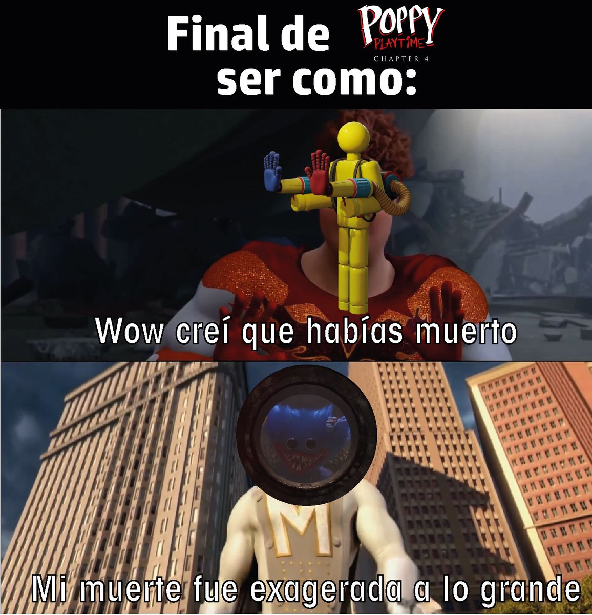 ZORD44MOX's tweet image. Hago esto antes de que alguien me gane XD
#SpoilerAlert #PoppyPlaytimeChapter4 #PoppyPlaytime #PoppyPlaytime4 #huggywuggy 
@mobgamesstudios