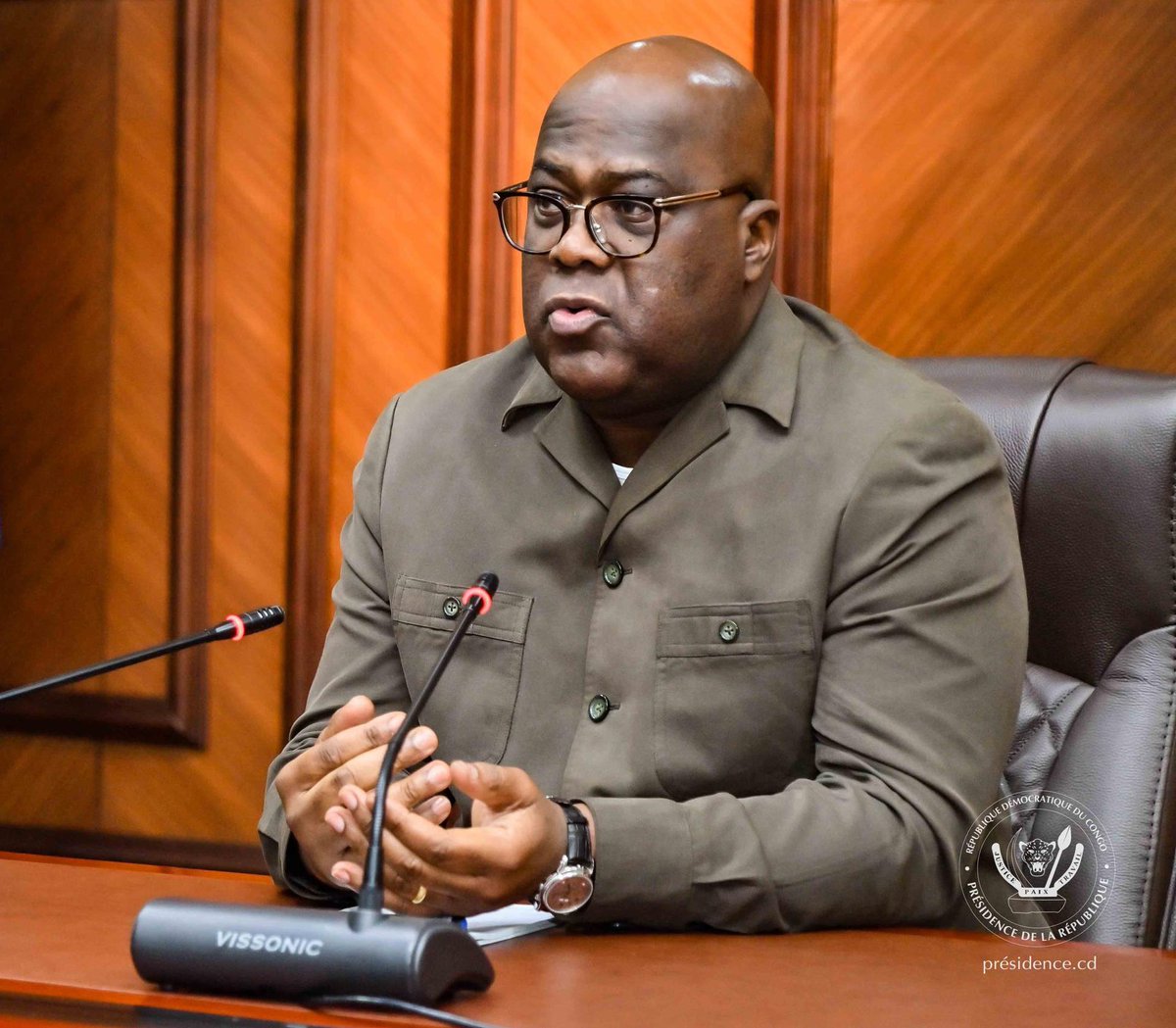 #RDC - #Goma | Le Président de la République a échangé, ce jeudi à la Cité de l’Union africaine, avec le caucus des députés nationaux et sénateurs du #NordKivu et du #SudKivu sur la situation sécuritaire et humanitaire dans la ville de Goma envahie par l’armée rwandaise.

Selon