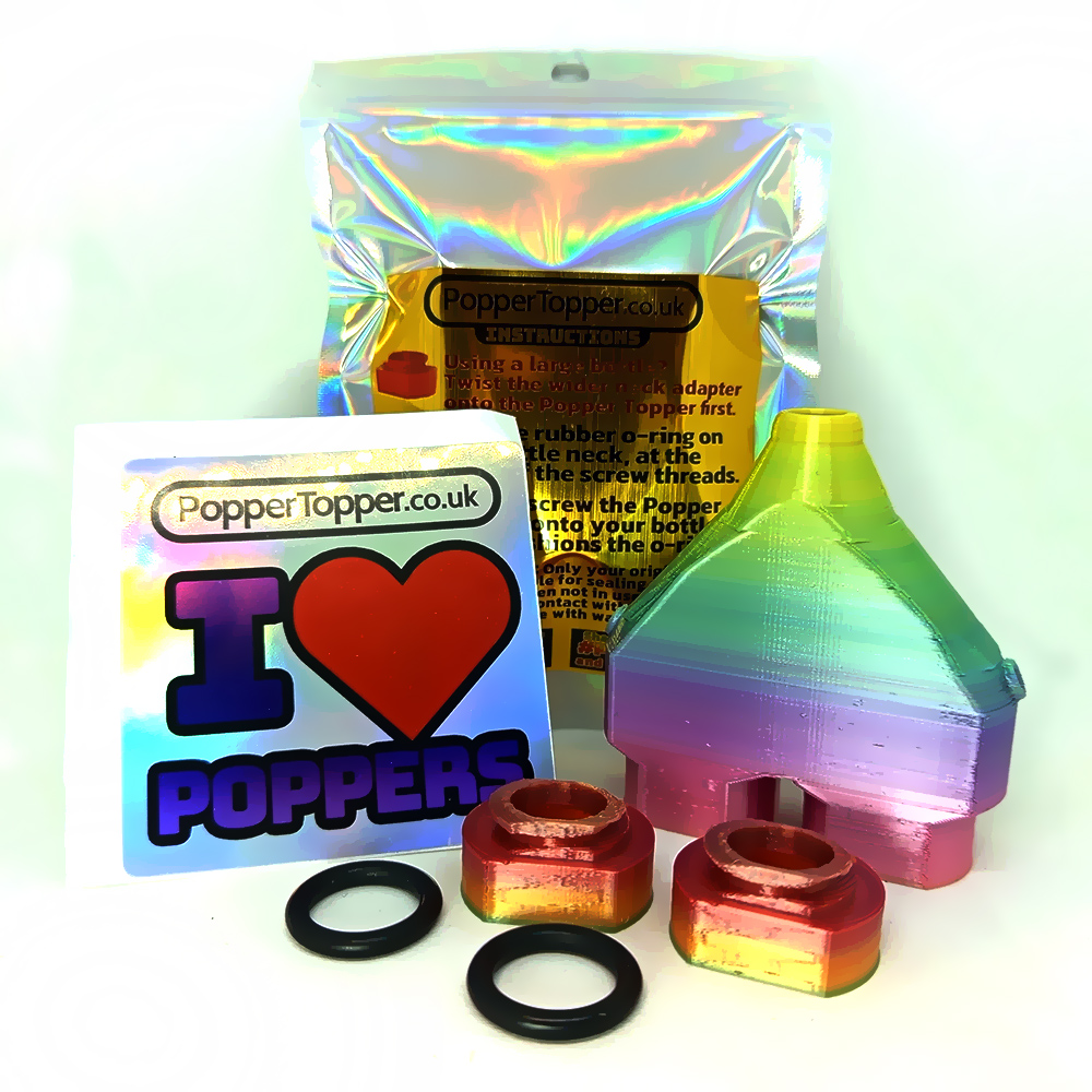PopperTopperUK's tweet image. New packaging and stickers with our new toppers!