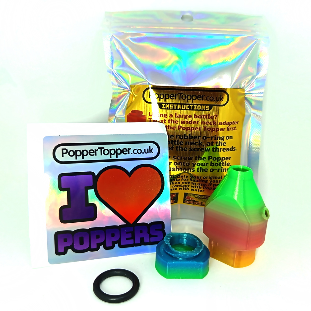 PopperTopperUK's tweet image. New packaging and stickers with our new toppers!