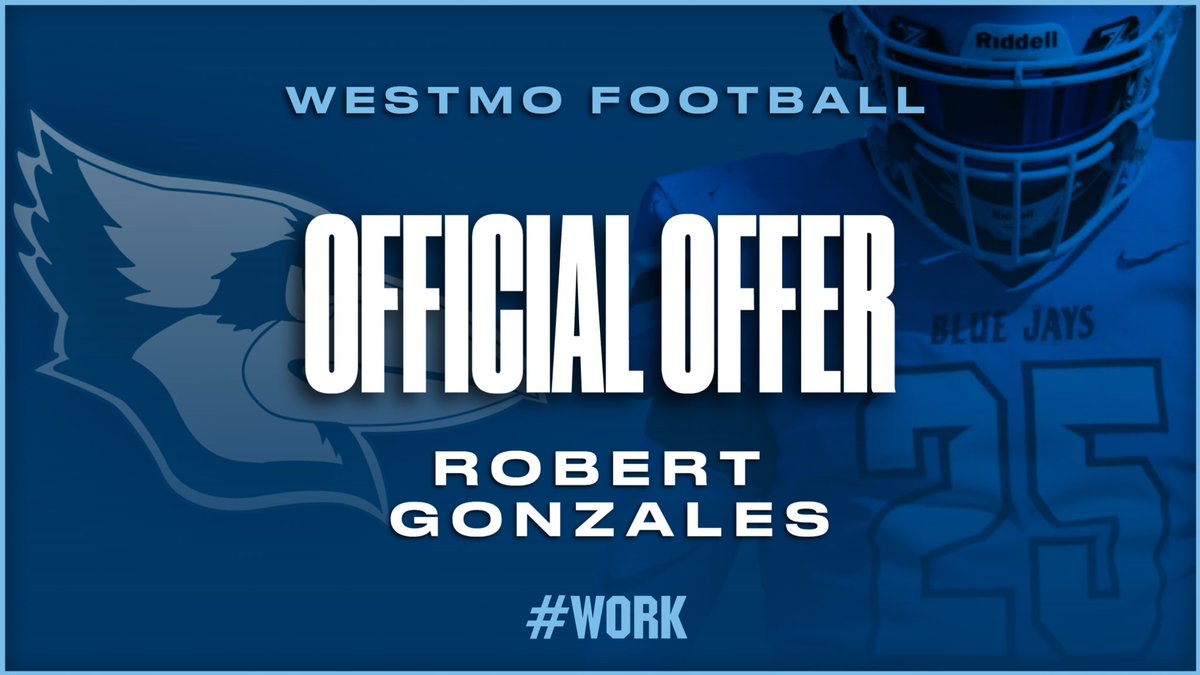 After a great conversation with <a href="/CoachKoustmer/">Coach Koustmer</a> I am very blessed to have received an offer from <a href="/WESTMOFB/">Westminster College Football</a>. Thank you to everyone who supported me <a href="/garygutierrez68/">Gary Gutierrez</a> <a href="/JayMustangFB/">John Jay Mustang Football</a>