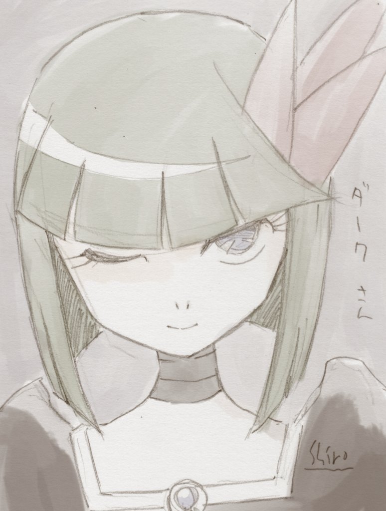 スーシィ・マンババラン 「片眼(・×・)#みんなの描いていて楽しい要素を教えてよ 」|し ろ（ 築 ５ ６ 年 ・ 心 不 全 療 養 中 ）のイラスト