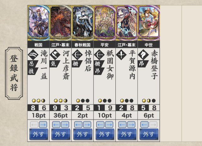 BUYEE公式アカウント01 おまとめページ(絆)英傑大戦 空い