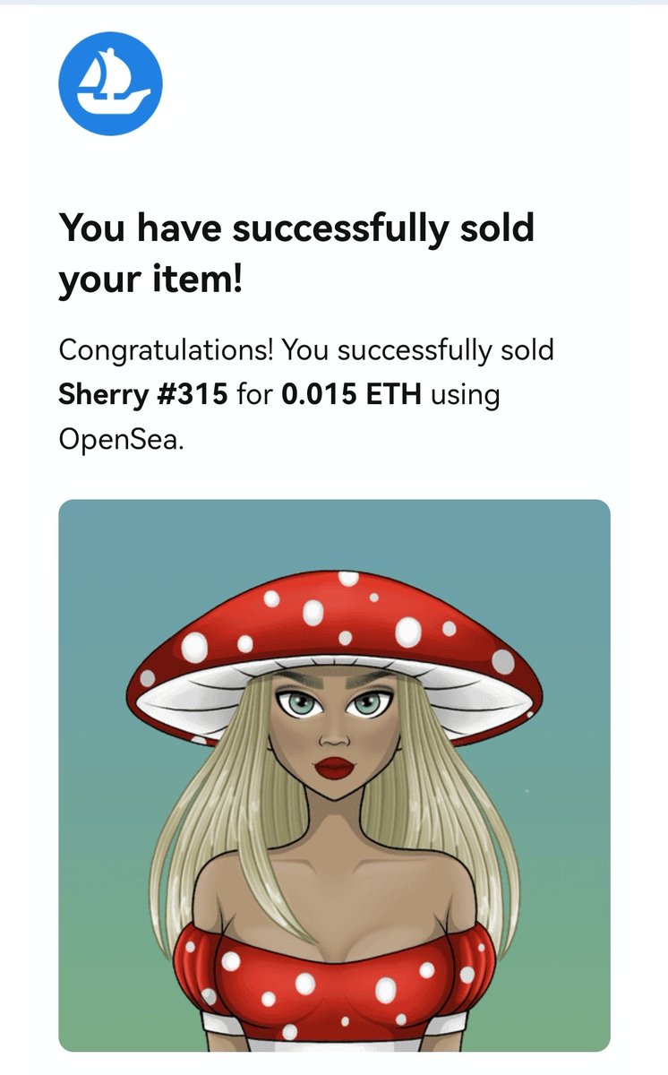 New Sherry owner. 🔥🔥🔥
Congratulations unknown account.🎉🎉🎉 
Thank you very much for the support for the support😍💕

#NFT #NFTFam #NFTcollections #NFTArt #NFTProject #NFTArtist  #NFTsale