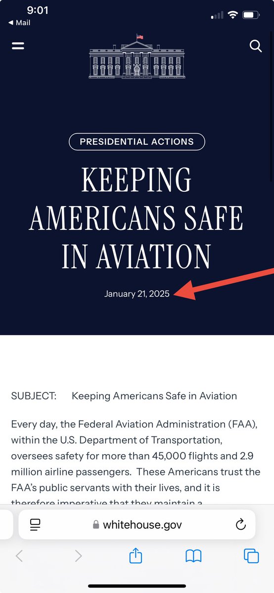 rattletrap1776's tweet photo. I knew I should have covered this before now…
One of those moments.
However, given the Continuity of Government comm from your Secretary of Defense…
And also given that the United States Military must seek flight clearance to be in the D.C. zone…
And given this Executive Memorandum was signed January 21, 2025…
And given the fact that Military Pilots are Warrant Officers and rarely crash Helicopters in Military Operations with all kinds of other Aircraft a hell of a lot faster than a civilian aircraft LANDING nonetheless…
Continuity of Government says it all PLUS a Memorandum about Keeping Americans Safe in Aviation on January 21, 2025, and follows up with another Memorandum today… about the incompetence of DEI.
For the Sensitive Sandra’s out there… don’t hand me some BS about “President Trump said….”
If he didn’t say what you wanted him to say… the libtards would lose their minds if he said what me and a few others put together.
Many people didn’t learn the Dash before and many are forgetting this is still an Operation.
| 45——47 |
The operation didn’t stop on January 20, 2025.
He tells you Memorial Day 2025 is a big break through date all the way to July 4, 2026.
The Laws and Orders invoked show it’s very much in Operations.
There’s a very strategic operation where you trap your enemy and funnel them in a corner… and when you trap them… all along the way, they can white flag and surrender which requires a certain kind of exposure and then there’s the other who don’t have many moves to make but still choose the wrong side of humanity and their lack of options leads to very dirty and bad decisions.
Some folks simply do not want to acknowledge getting rid of the deep state required a plan.
Some just don’t want to know the truth but will fight like hell defending the very thing they complain about the most.
Fortunately for me, the ones that don’t get it, well, get mad all ya want.
I’ve been called everything under the sun. And everyone has tried every trick in the book to set me up, commit fraud, and other things that can be tried as felonies.
Doesn’t stop the truth and facts. Pretty sure every man in the Bible who preachers preach about… dealt with the same.
We see how that turned out. 🫡🐂🇺🇸