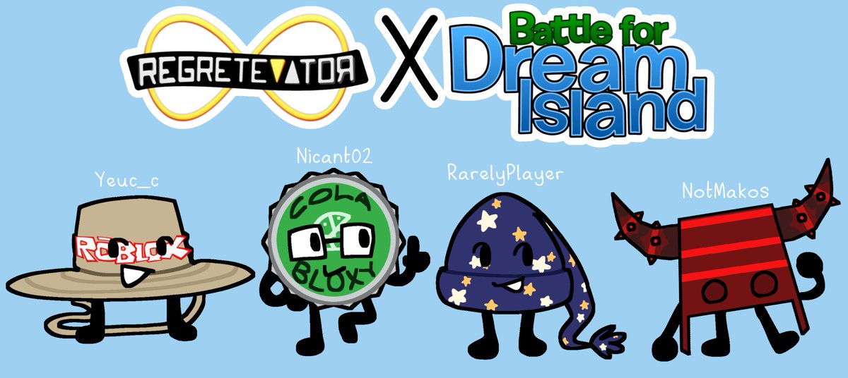 realestmachine's tweet image. Insanely hyped for the Regretevator X BFDI Collab, never saw it coming!
Turned a few developers into objects! Sorry if any usernames are wrong, I went based on memory.
//
#regretevator #bfdi #robloxcollab #fanart
