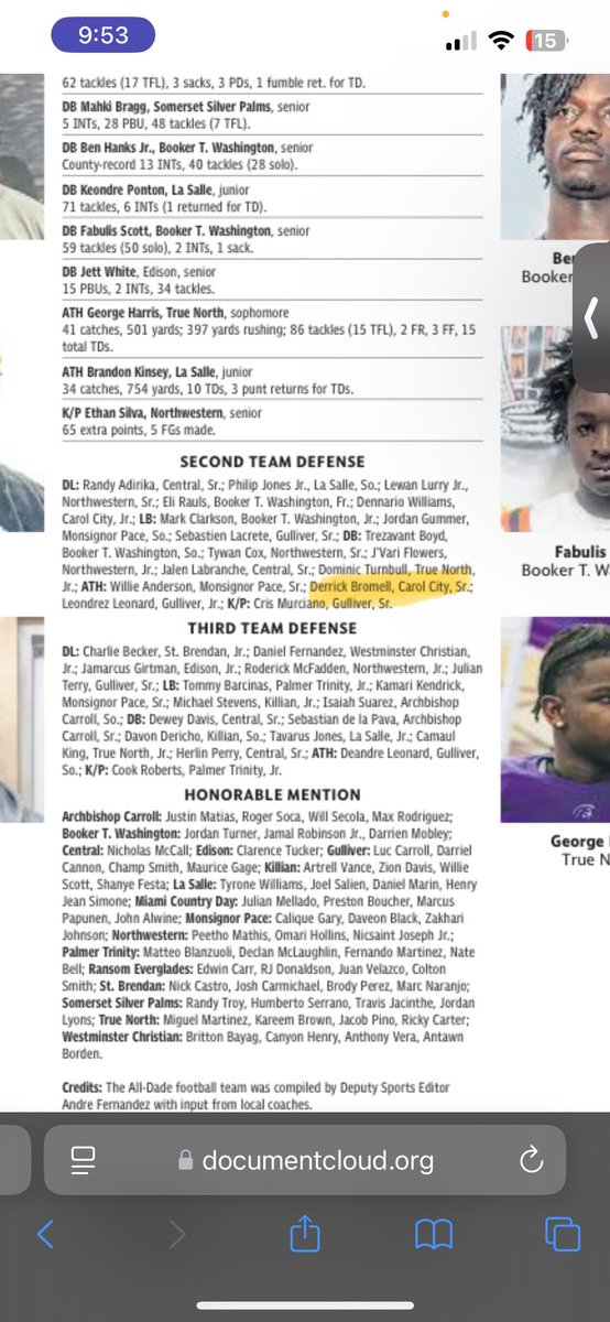 Derrick Bromell (@lilsixtime_) on Twitter photo Blessed to make it to 2nd team all dade for second time in a row 1️⃣🦅 <a href="/coachstubbs95/">Coach Stubbs</a> <a href="/Coach_Coleman1/">Coach Coleman</a> <a href="/Coacheugene4/">Coach Eugene</a> <a href="/coachworth17/">Chi-Emeke Worthington</a> <a href="/CoachMottIV/">Mott Gaymon IV</a> Blessed to make it to 2nd team all dade for second time in a row 1️⃣🦅 <a href="/coachstubbs95/">Coach Stubbs</a> <a href="/Coach_Coleman1/">Coach Coleman</a> <a href="/Coacheugene4/">Coach Eugene</a> <a href="/coachworth17/">Chi-Emeke Worthington</a> <a href="/CoachMottIV/">Mott Gaymon IV</a>