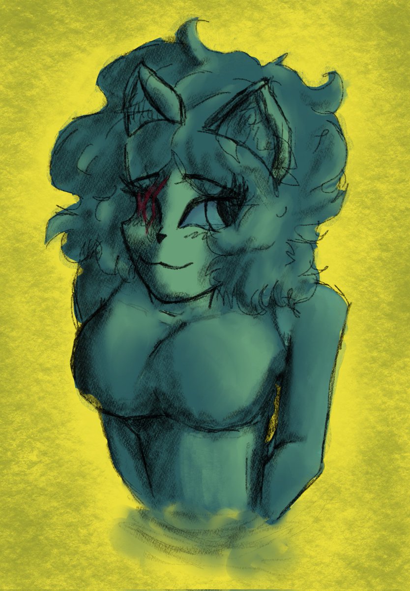 FizzyZoid's tweet photo. First time using procreate! https://t.co/bHC1tkX1yY