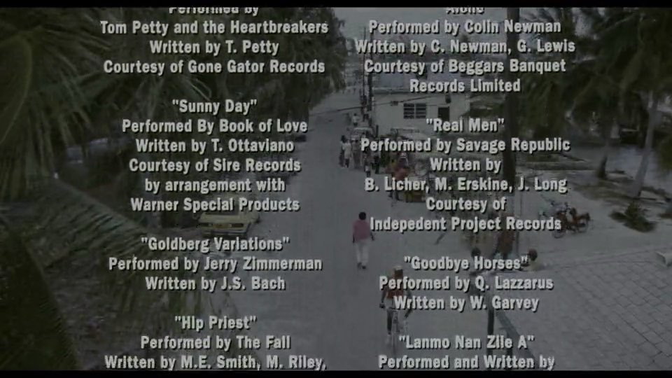 Still wild that these are the song credits of a Best Picture winner
