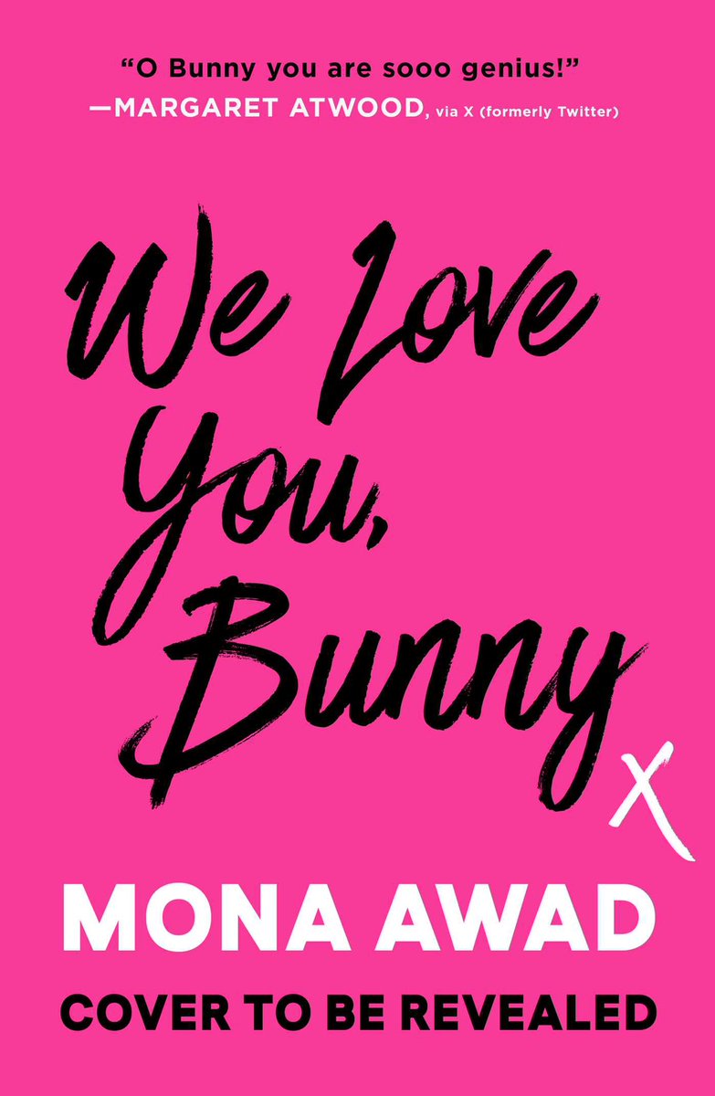 brianasj_'s tweet photo. Mona Awad is releasing a sequel to her bestselling novel “Bunny” called “We Love You, Bunny” and I’m just hearing about it. The expected release date is September 23, 2025 by Simon &amp; Schuster. https://t.co/dGG0w9M5K1