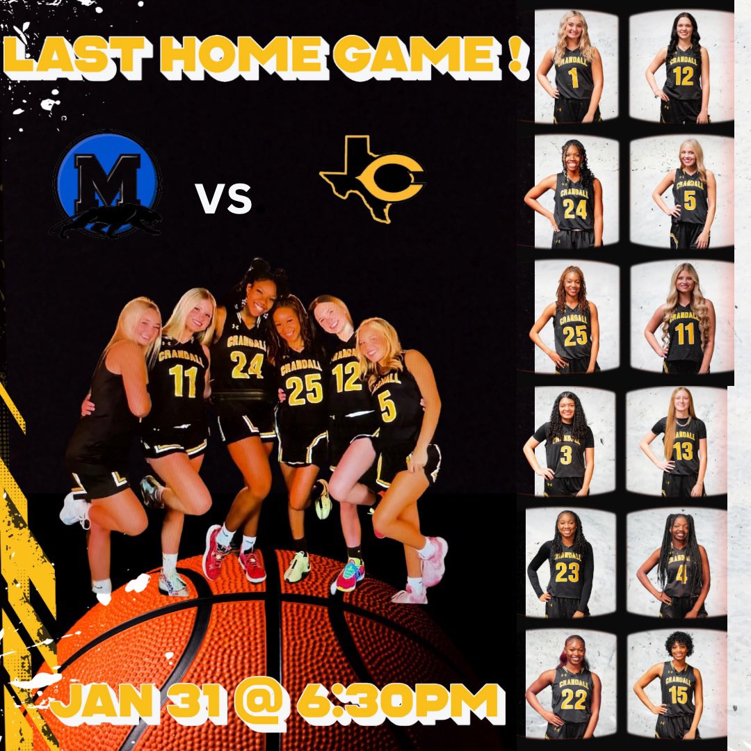 Crandall_GBB's tweet photo. Come out and support the Lady Pirates!!! 🏴‍☠️🖤💛🏀@CrandallHS @CrandallSports @OfficialCISD https://t.co/vXoPz6p13d