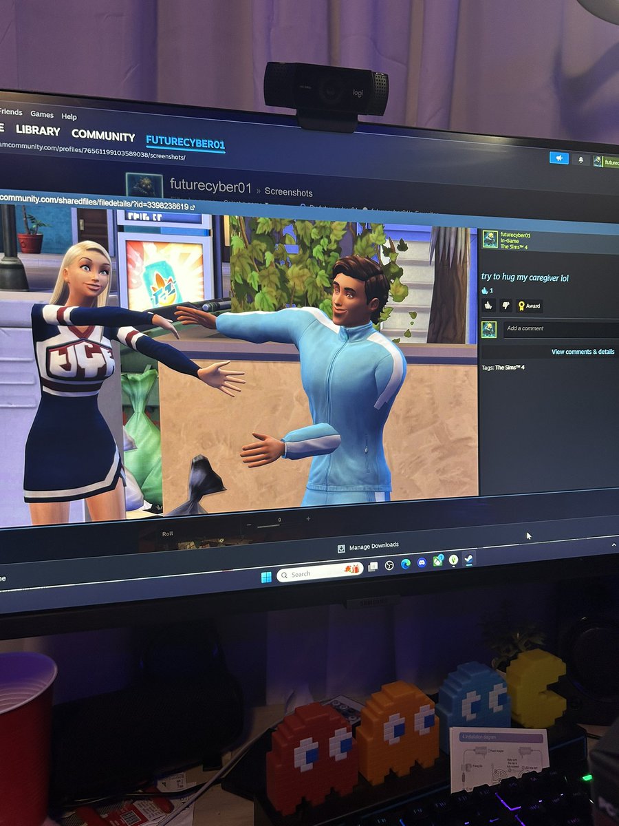 futurecyber's tweet photo. @TheSims My first time playing the sims 1 is when my mother buy a pc computer from the yard sale without knowing there is a disk inside and later I buy the sims 1 collection and today the sims 4 on my build computer I really enjoy playing the game #TheSims25Giveaway #futurecyber01 https://t.co/jxhU0Lsfom