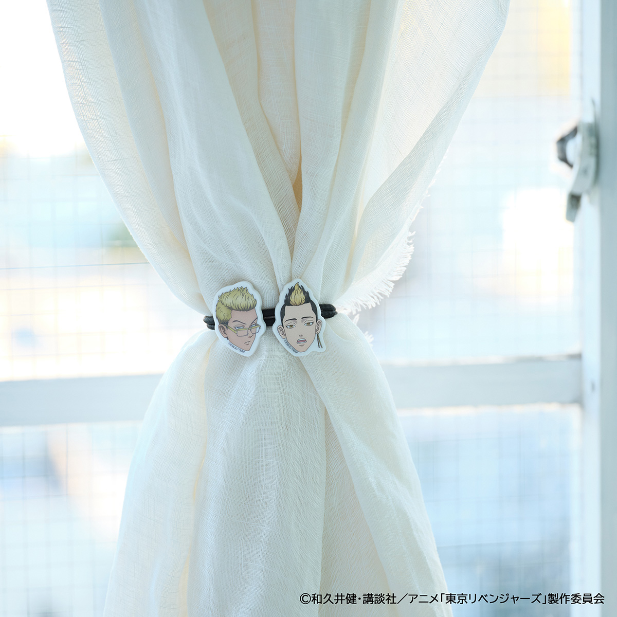 🎀────
　#東京リベンジャーズ × #ナンジャタウン
　　オリジナルグッズを発売予定🎀ˊˎ˗
────🐈─

本日紹介のグッズはこちら💁‍♂️ˊˎ˗
🎀アクセサリーゴムコレクション

event.bandainamco-am.co.jp/namja/toman-an…
#toman_anime #東リベ