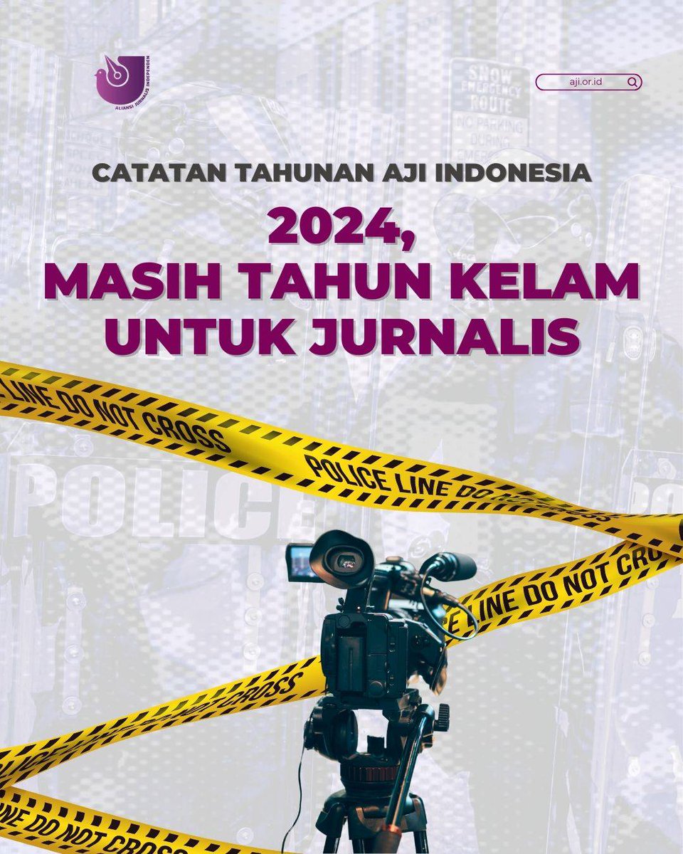 2024, MASIH TAHUN KELAM UNTUK JURNALIS

AJI mendata spnjng 2024, PHK massal msh trjdi di sejumlah media, sdh brlangsung sjk thn lalu &amp; brlanjut hingga awal 2025 ini. Tercatat ratusan pekerja media di-PHK, di berbagai platform baik media cetak, penyiaran dan media online.

-utas-