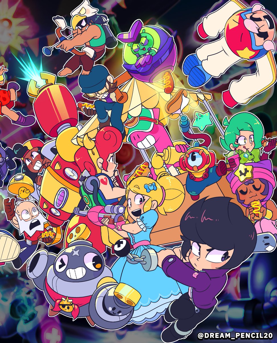 올브롤러 그리기 드디어 끝!
#BrawlStarsArt