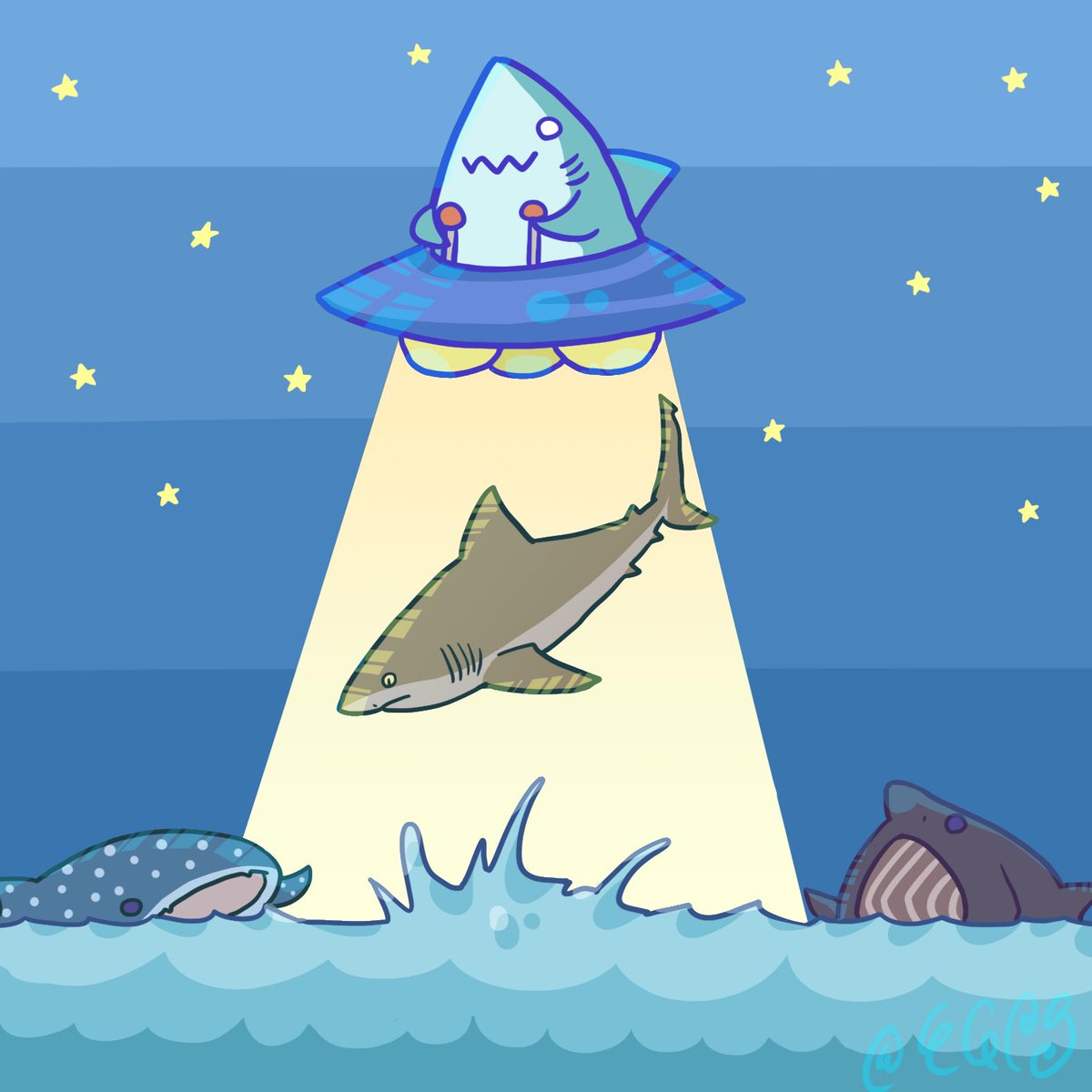 nasumisodsuke's tweet photo. 🛸👽🦈 https://t.co/Vle8HCFscD