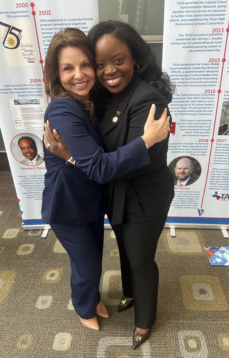 DrTracyStone's tweet photo. 🚀 Big shoutout to the incredible Dr. LaTonya Goffney from Aldine ISD! An inspirational leader and one of my most respected friends and colleagues. 🌟

#LeadershipMatters #EducationExcellence #InspiringLeaders #PublicEducationRocks #GameChanger #TASA2025 #TASAMidwinter https://t.co/wHHCPbaOaK