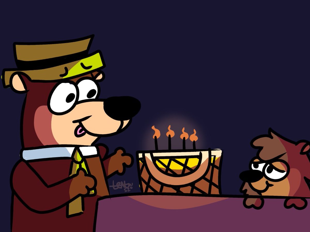 peluz0nda's tweet photo. Happy birthday to the dumbest bear in Jellystone Park π₯³π₯³π₯³
#HannaBarbera #YogiBear #Yogi #BooBooBear #Fanart https://t.co/K8xs2nGvM9