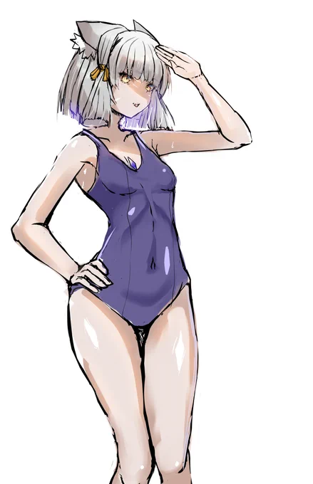水着ニアで練習2 
