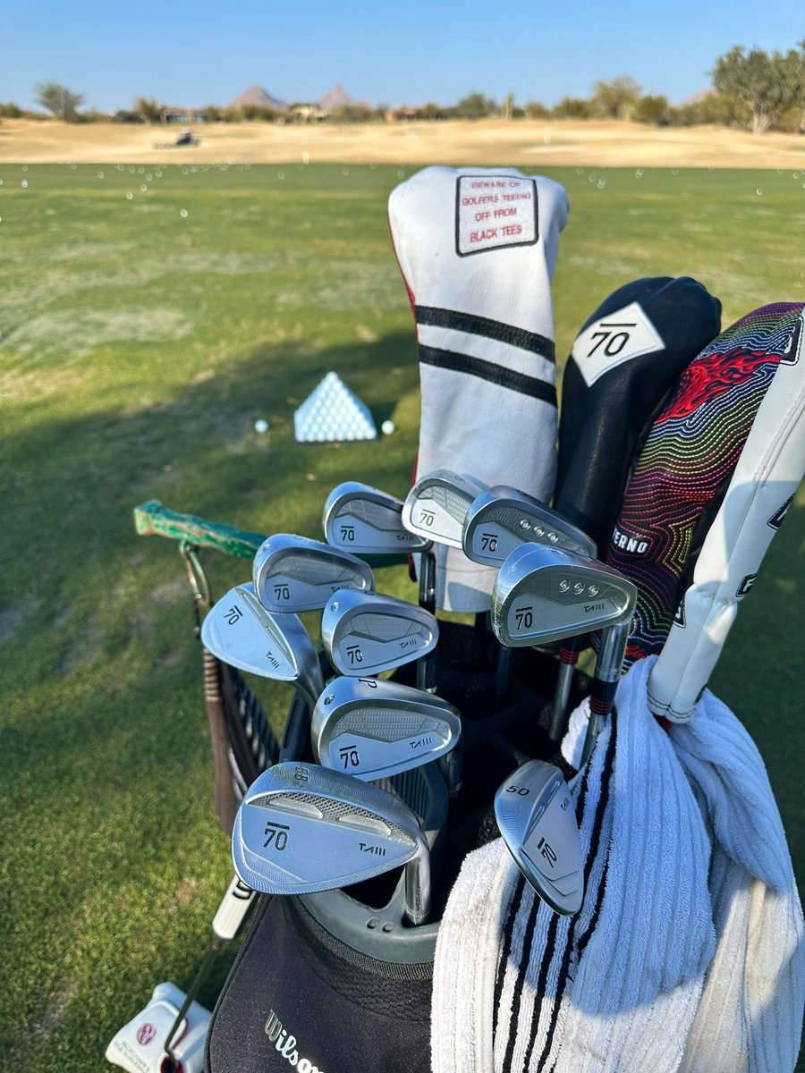cjames_8's tweet image. V2 TAIII CB’s are in the bag, and holy #purinaaa these things feel amazing…Thanks to the godfather @golfsub70 for working with me to get the perfect shaft combo and those #ferrules are cleannnn!! Some low rounds coming in HOT! #chasingsub70