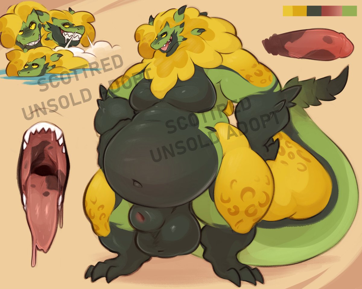 New adopt up now!! MH Wilds hype!
I always liked the sponge fucker, I bet he's real soft.... Wanted to draw him with a dad bod, got a lil carried away💦

Bid in the auction linked below!! Up until 12:01am CST on 2/3!

furaffinity.net/view/59706880/