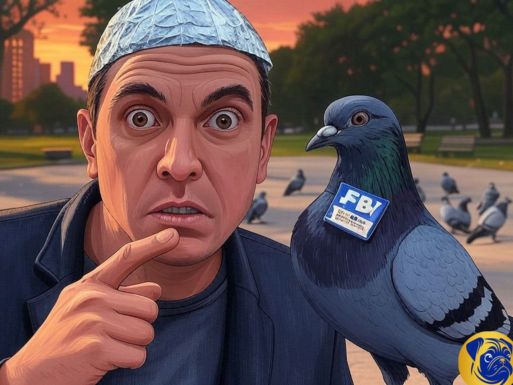 Conspiracy Theorists Be Like

"Wake up, sheeple! Pigeons are just government drones watching us!" 🧐🕶️🕊️👀🚔

#DougieOnSol #BirdsArentReal #StayWoke #TrustNoPigeon #TheyWatching