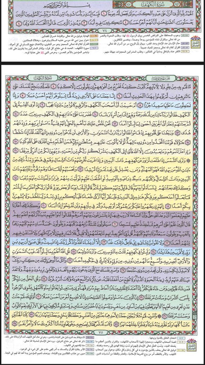 Abraq1_'s tweet photo. سورة الكهف من مصحف القيام -نورٌ ما بين الجُمعتين🤍 -
مُختصرة في ٣ صفحات، مُرقّم ترتيبها في ALT. https://t.co/QEtD6BM3YS