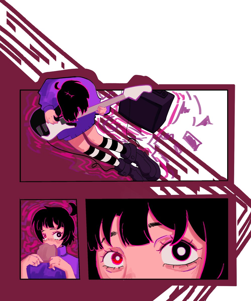 CoyCordeiro's tweet photo. tentei fazer lgo diferente aqui, achei que ficou legal então vou postar aqui 
.
.
#digitalarts #art #ilustration #draw #artwork #CLIPSTUDIO #ocs #artists #sketches #drawingart #guitarist https://t.co/Up18jASLfF