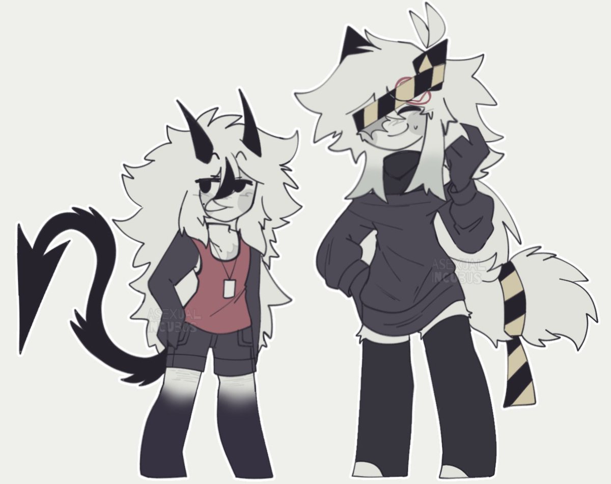 Something I drew the outfits our co-hosts were wearing in headspace one time (Edward still wears the fit sometimes) - 🐾 
#fundamentalpapereducation #fundamentalpapereducationAU #DangerAU #Edward #Oliver