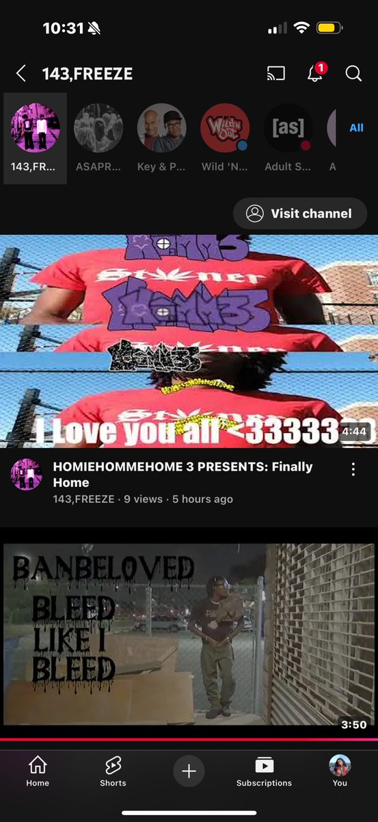 toolpsarad's tweet image. You guys go check out bae’s new video RN!!! #HH3 #FinallyHome #HomieHommeHome 

143freeze on YT 💟

youtu.be/i51QmhlnWno?si…