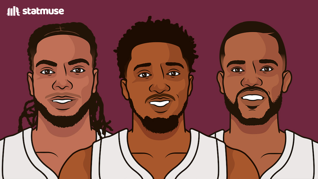 statmuse's tweet photo. The only team with three All-Stars. https://t.co/ahOXwF8Y41